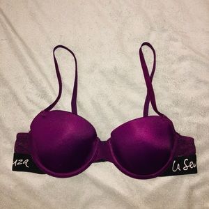 Lightly lined bra